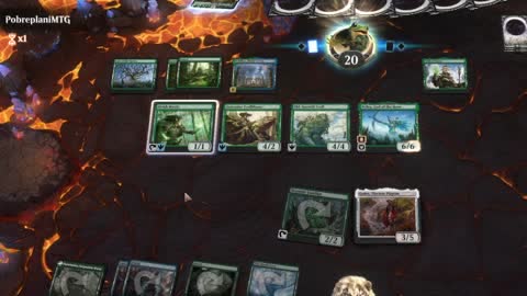 Watch MTG Arena Video Replay - Simic Midrange by HamHocksMTG VS Mono Green Midrange by PobreplaniMTG - Explorer Play