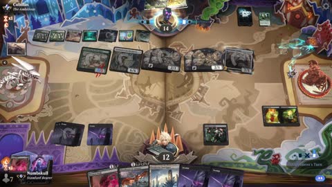 Watch MTG Arena Video Replay - Mono Black Midrange by Numbskull VS Bant Midrange by Cubillas - Traditional Standard Ranked