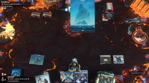 Watch MTG Arena Video Replay - Emry, Lurker of the Loch by saitama VS Muxus, Goblin Grandee by Zo1db3rg - Historic Brawl
