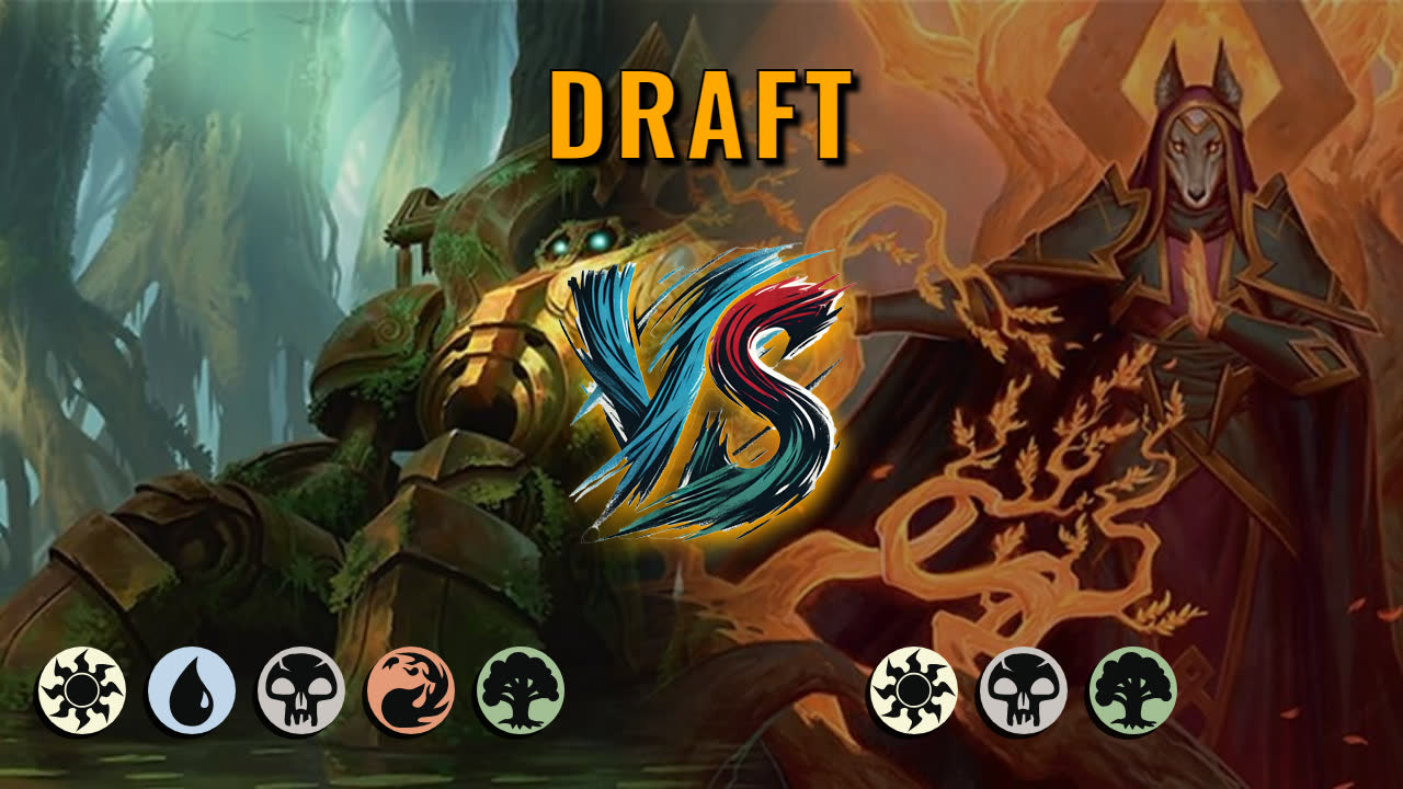 Watch MTG Arena Draft Video - 5 Color Midrange by saitama VS Abzan Midrange by Harbinger - 4baf5a