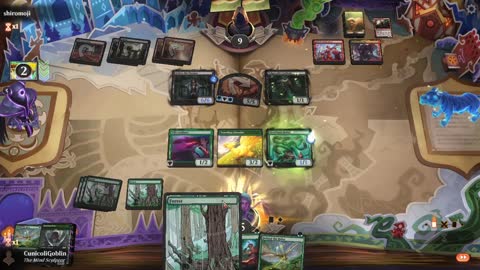 Watch MTG Arena Video Replay - Mono Green Aggro by CunicoliGoblin VS Rakdos Midrange by shiromoji - Standard Play