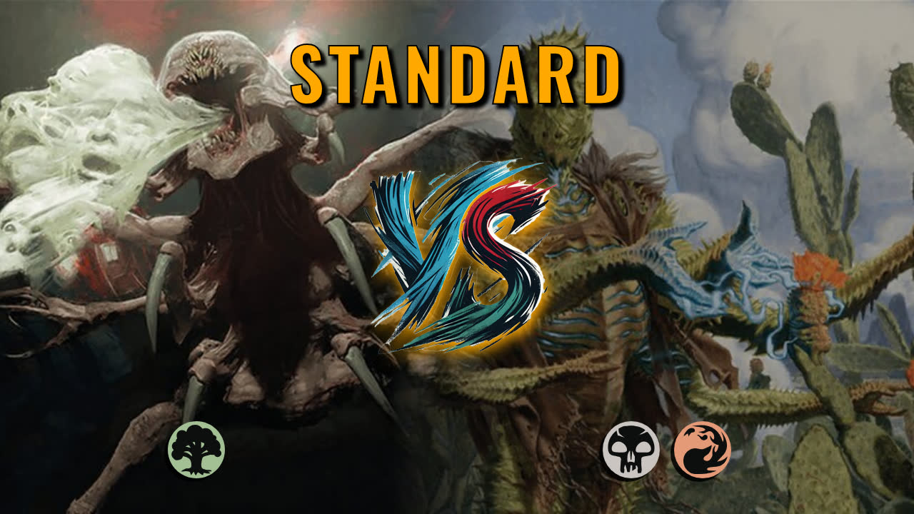 Watch MTG Arena Standard Video - Mono Green Aggro by CunicoliGoblin VS Rakdos Midrange by shiromoji - 8d272d