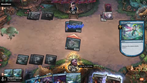 Watch MTG Arena Video Replay - Mono Red Aggro by Warped Concept VS Selesnya Midrange by MoonMoon - Jump In