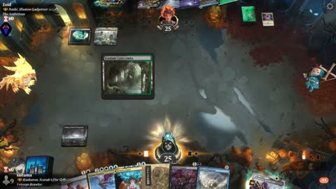Watch MTG Arena Video Replay - Hashaton, Scarab's Fist by saitama VS Nashi, Illusion Gadgeteer by Zoid - Historic Brawl