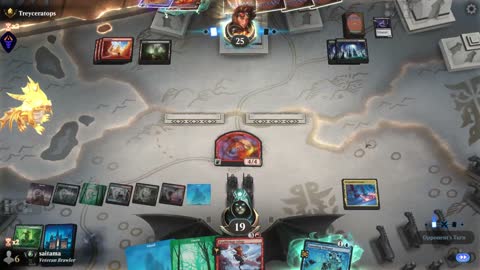 Watch MTG Arena Video Replay - UBRG Midrange by saitama VS Rakdos Midrange by Treyceratops - Premier Draft Ranked