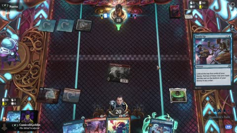 Watch MTG Arena Video Replay - Izzet Cauldron by CunicoliGoblin VS Azorius Control by Nuera - Standard Ranked