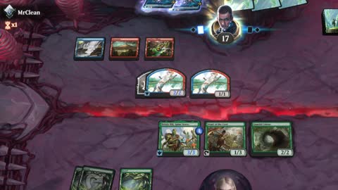 Watch MTG Arena Video Replay - Mono Green Midrange by utku VS Izzet Aggro by MrClean - Standard Ranked