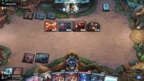 Watch MTG Arena Video Replay - Izzet Midrange by DamienF16 VS Izzet Aggro by snickerz232 - Premier Draft