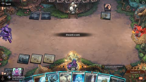 Watch MTG Arena Video Replay - Azorius Control by CunicoliGoblin VS Esper Midrange by Kursk - Standard Ranked