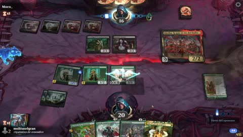 Watch MTG Arena Video Replay - Mono Green Aggro by molituselgran VS Rakdos Midrange by Moco_ - Standard Event