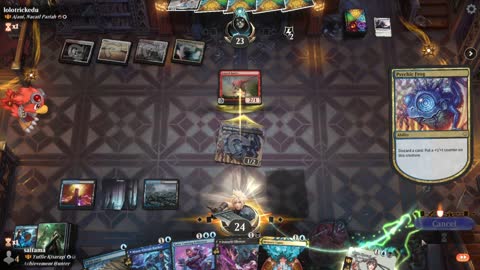 Watch MTG Arena Video Replay - Yuriko, the Tiger's Shadow by saitama VS Ajani, Nacatl Pariah by lolotrickedu - Historic Brawl