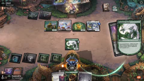 Watch MTG Arena Video Replay - Golgari Midrange by DamienF16 VS Selesnya Aggro by simatt - Premier Draft