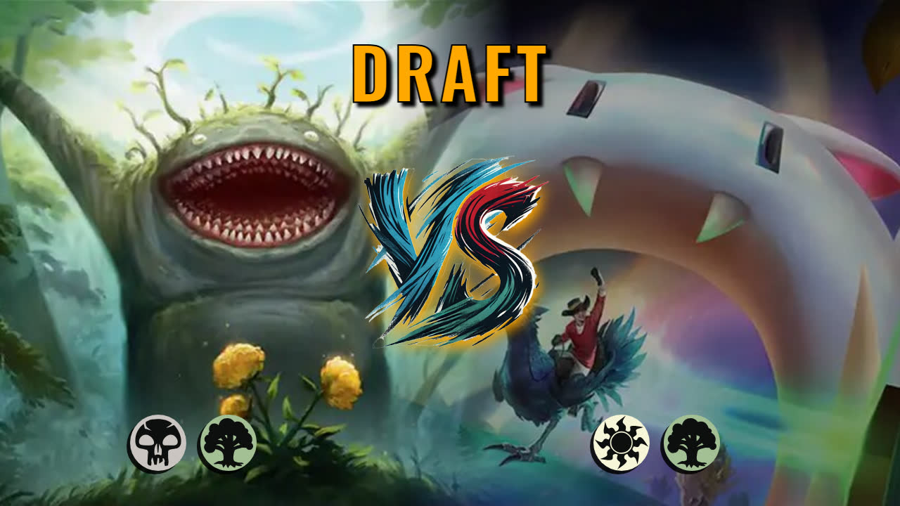 Watch MTG Arena Draft Video - Golgari Midrange by DamienF16 VS Selesnya Aggro by simatt - 90c4bf