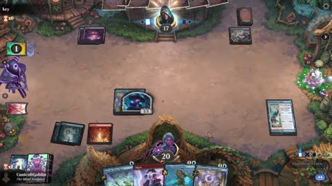 Watch MTG Arena Video Replay - Izzet Aggro by CunicoliGoblin VS Mono Black Aggro by key - Alchemy Play
