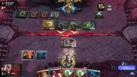 Watch MTG Arena Video Replay - Izzet Midrange by utku VS Temur Control by Magicgold - Standard Ranked