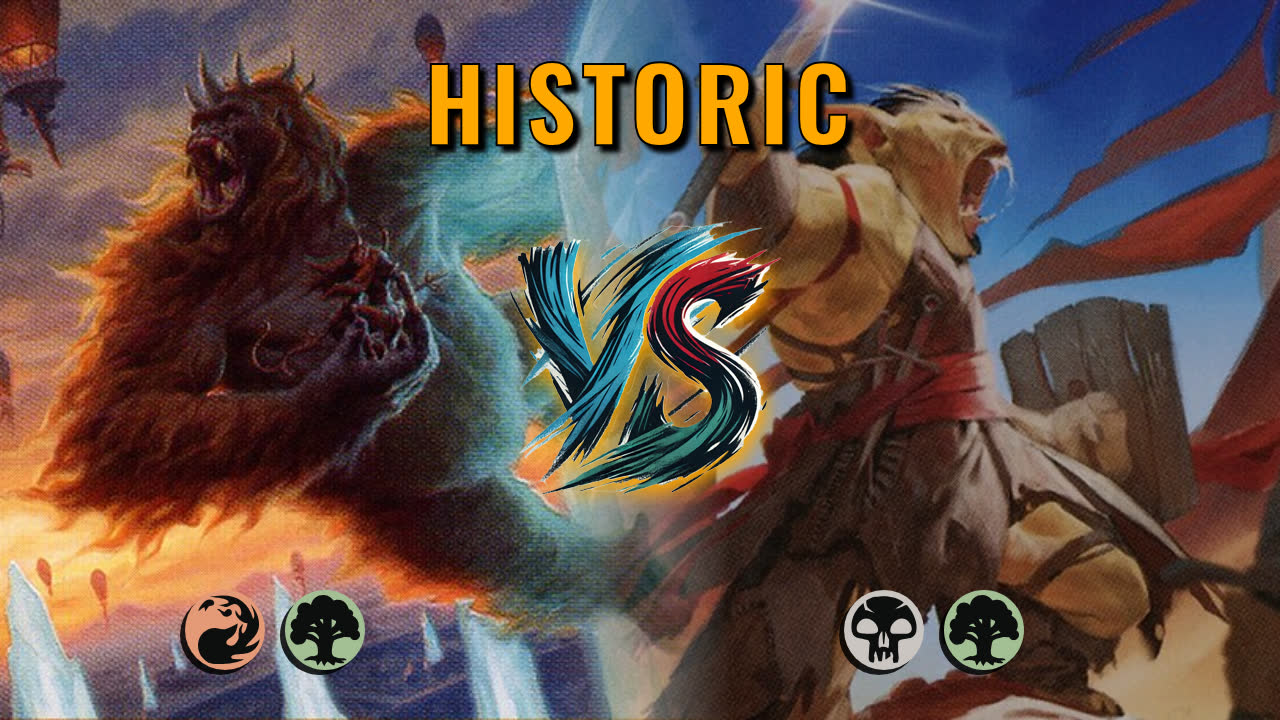 Watch MTG Arena Historic Video - Gruul Aggro by CunicoliGoblin VS Golgari Midrange by FRAN - 15da77