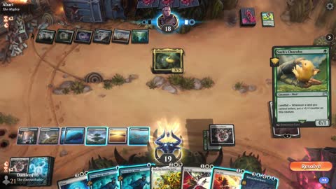 Watch MTG Arena Video Replay - Azorius Control by DamienF16 VS Bant Midrange by Abari - Traditional Standard Qualifier Play-In