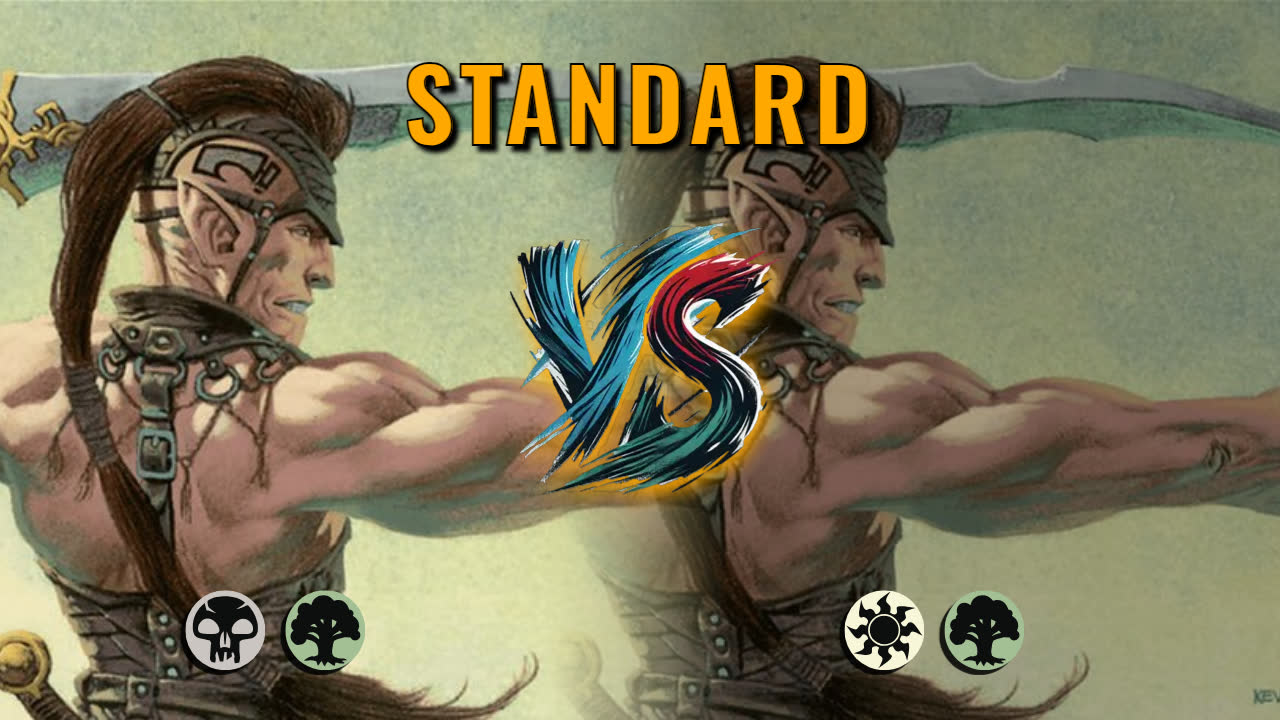 Watch MTG Arena Standard Video - Golgari Aggro by GBThundaII VS Selesnya Midrange by Diana Darkheart - 8f0211