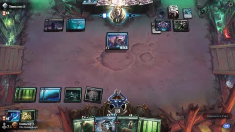 Watch MTG Arena Video Replay - Bant Midrange by DamienF16 VS Dimir Midrange by Stussnuss13 - Arena Cube Draft
