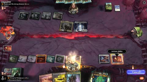 Watch MTG Arena Video Replay - A-Soul of Windgrace by saitama VS Thalia and The Gitrog Monster by enigma058 - Historic Brawl