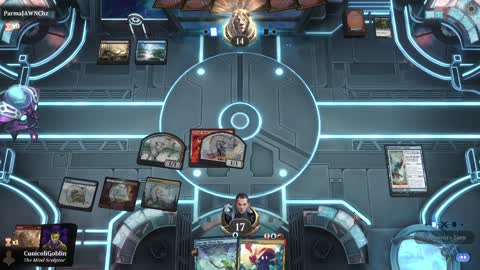 Watch MTG Arena Video Replay - Izzet Midrange by CunicoliGoblin VS Dimir Midrange by ParmaJAWNChz - Alchemy Event
