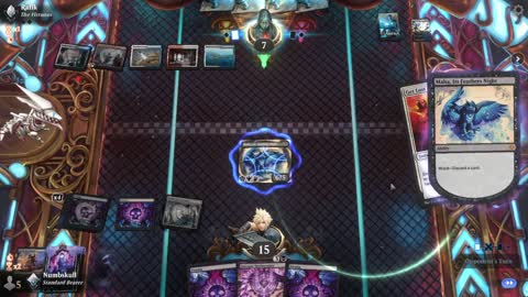 Watch MTG Arena Video Replay - Mono Black Midrange by Numbskull VS Jeskai Midrange by Rafik - Traditional Standard Ranked