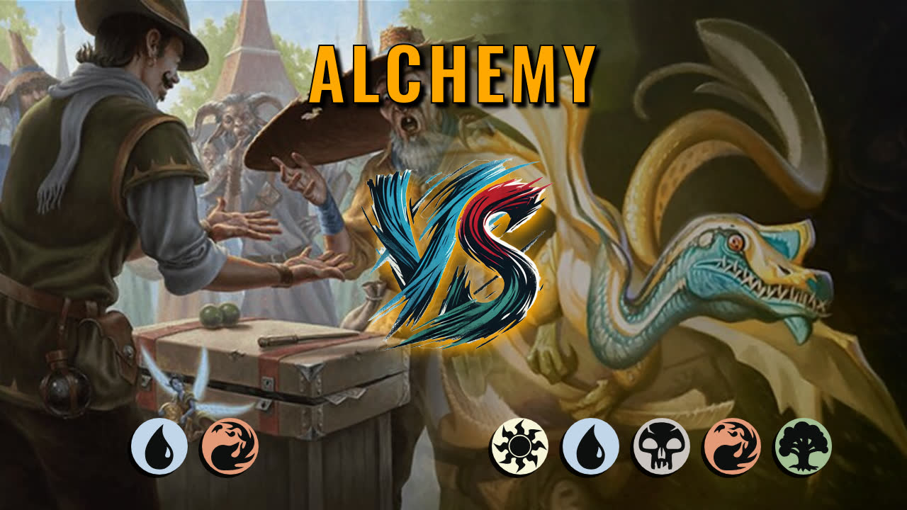 Watch MTG Arena Alchemy Video - Izzet Midrange by CunicoliGoblin VS 5 Color Midrange by OrbitalJackal - f44863