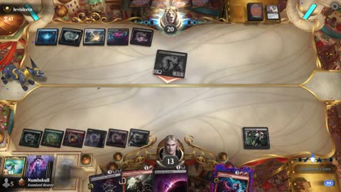 Watch MTG Arena Video Replay - Jund Midrange by Numbskull VS Esper Midrange by levisleein - Arena Cube Draft