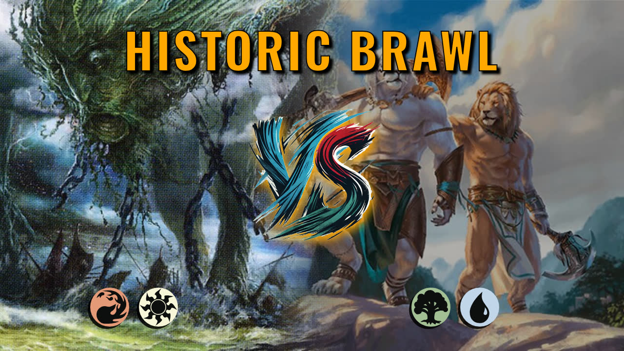 Watch MTG Arena Historic Brawl Video - Ajani, Nacatl Pariah by saitama VS Uro, Titan of Nature's Wrath by MyBoggy - 0704d4