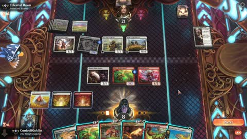 Watch MTG Arena Video Replay - Boros Aggro by CunicoliGoblin VS Mono White Aggro by Celestial Dawn - Alchemy Ranked