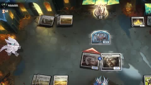Watch MTG Arena Video Replay - Mono White Aggro by Khat VS Mono White Midrange by NikhilBS - Explorer Ranked