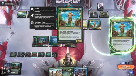 Watch MTG Arena Video Replay - Simic Midrange by utku VS WUBG Midrange by xbunnii3x - Standard Ranked