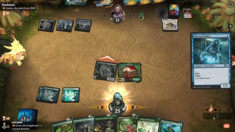 Watch MTG Arena Video Replay - Fynn, the Fangbearer by saitama VS Inniaz, the Gale Force by Flashfan2 - Historic Brawl