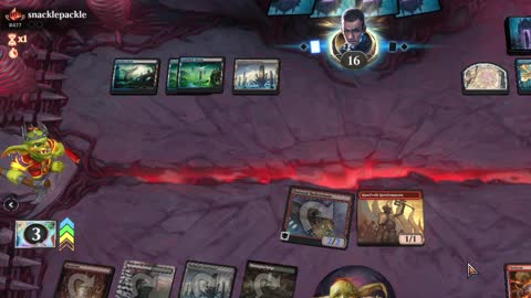 Watch MTG Arena Video Replay - Gruul Aggro by CunicoliGoblin VS Dimir Midrange by snacklepackle - Standard Traditional Ranked