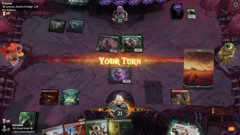 Watch MTG Arena Video Replay - Najeela, the Blade-Blossom by saitama VS Kinnan, Bonder Prodigy by Erastos - Historic Brawl