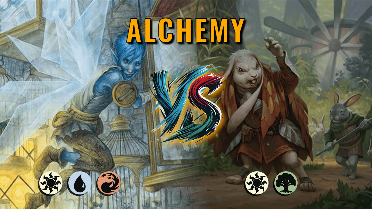 Watch MTG Arena Alchemy Video - Jeskai Midrange by CunicoliGoblin VS Selesnya Aggro by Nemesis - 3edb4a