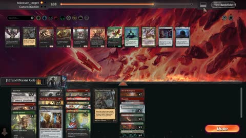 Watch MTG Arena Video Replay - Jund Aggro by CunicoliGoblin VS Dimir Midrange by takeover_target - Traditional Historic Play