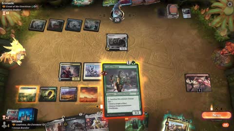 Watch MTG Arena Video Replay - Anafenza, the Foremost by saitama VS Ureni of the Unwritten by Ecotastic - Historic Brawl