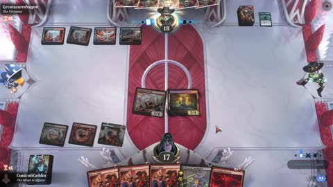 Watch MTG Arena Video Replay - Rakdos Aggro by CunicoliGoblin VS Grixis Control by Greatazuredragon - Alchemy Play