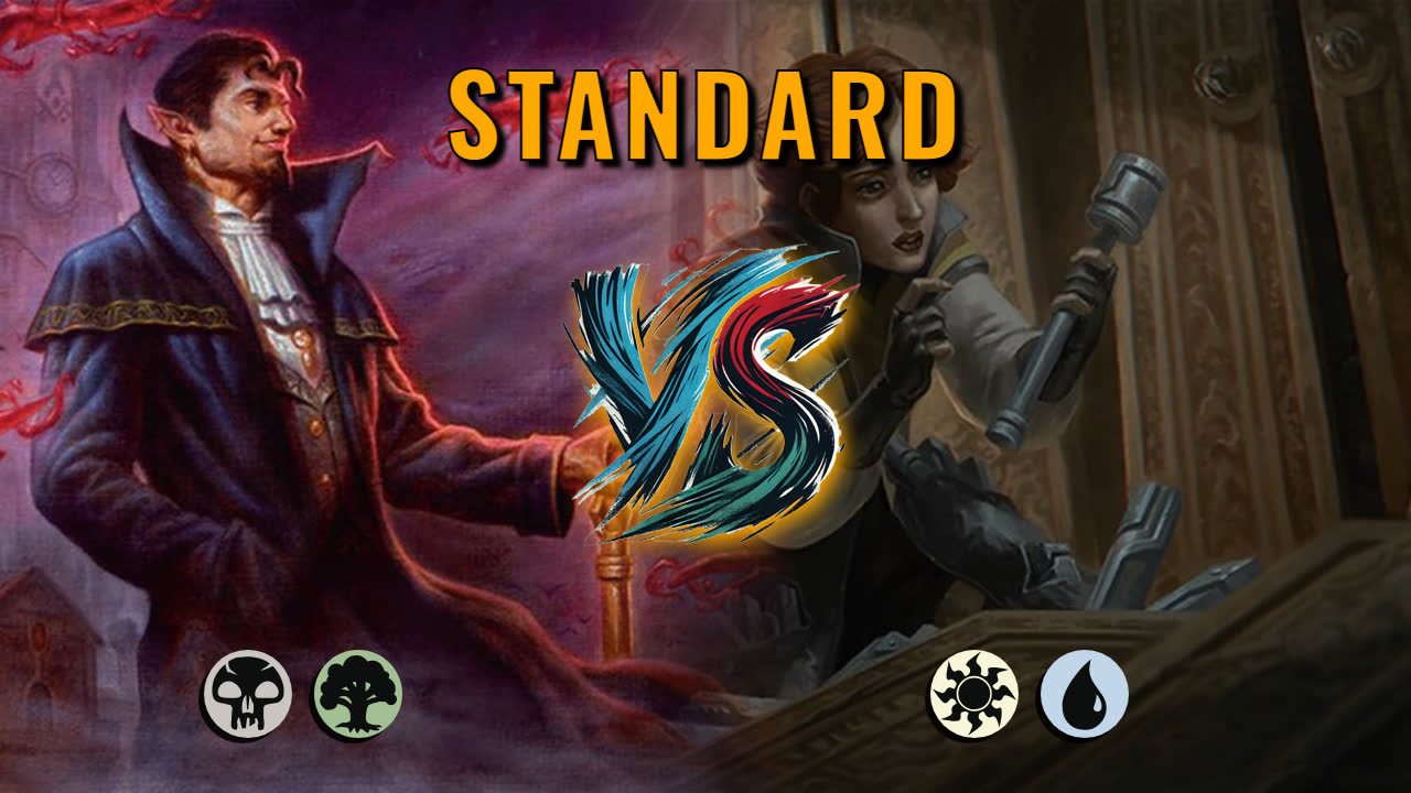 Watch MTG Arena Standard Video - Golgari Aggro by GBThundaII VS Azorius Midrange by blue_Hawaii - dab3e7
