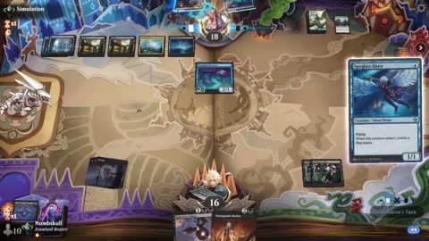 Watch MTG Arena Video Replay - Mono Black Aggro by Numbskull VS Dimir Aggro by Simulation - Traditional Standard Ranked