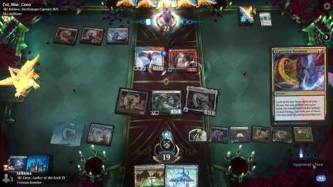 Watch MTG Arena Video Replay - Emry, Lurker of the Loch by saitama VS Balmor, Battlemage Captain by Col_Mac_Coco - Historic Brawl