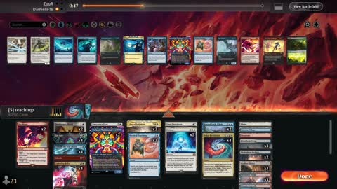 Watch MTG Arena Video Replay - Jeskai Control by DamienF16 VS Rakdos Aggro by ZouR - Traditional Standard Ranked