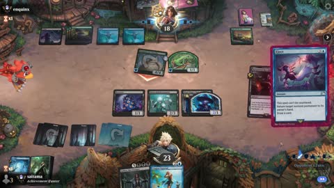 Watch MTG Arena Video Replay - Dimir Midrange by saitama VS Sultai Midrange by enquinx - Premier Draft