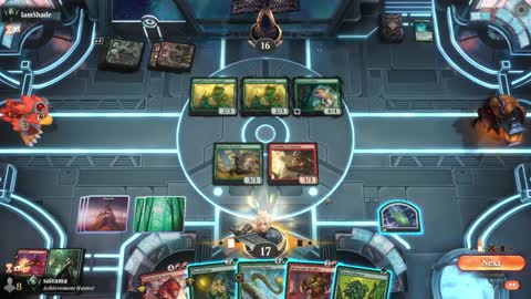 Watch MTG Arena Video Replay - Gruul Midrange by saitama VS Gruul Midrange by IamShade - Premier Draft