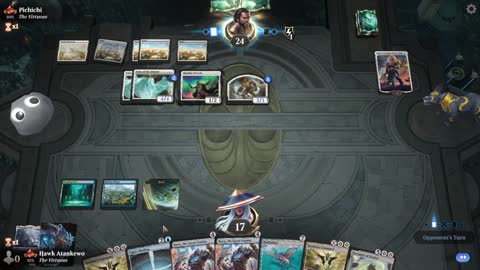 Watch MTG Arena Video Replay - Simic Control by Hawk Atankewo VS Mono White Aggro by Pichichi - Historic Ranked