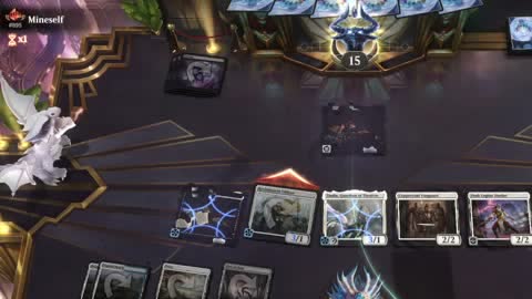 Watch MTG Arena Video Replay - Azorius Aggro by Khat VS Mono Black Midrange by Mineself - Explorer Ranked
