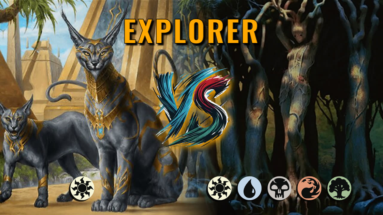 Watch MTG Arena Pioneer Video - Mono White Aggro by Yhwach VS 5 Color Control by Z_MasK - 5791ac
