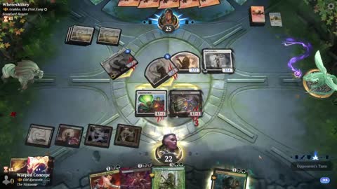 Watch MTG Arena Video Replay - Old Rutstein by Warped Concept VS Arahbo, the First Fang by WheresMikey - Historic Brawl