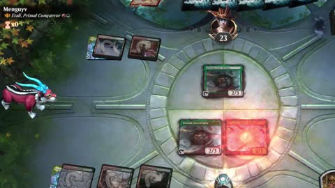 Watch MTG Arena Video Replay - Etali, Primal Conqueror by saitama VS Etali, Primal Conqueror by Menguyv - Historic Brawl